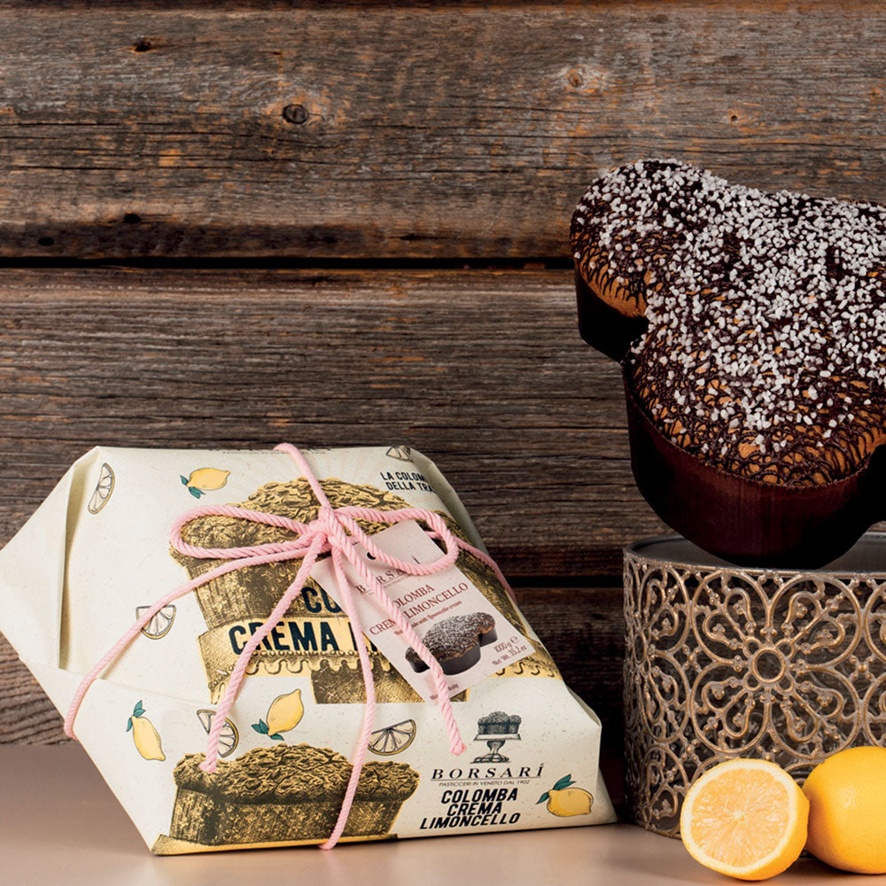 Colomba crema limoncello incarto kg 1 Borsari caramellina.it