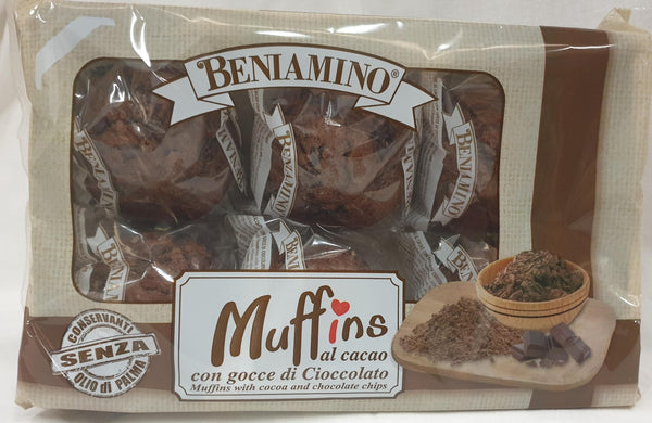 Muffin cioccolato pezzi 6 Beniamino –