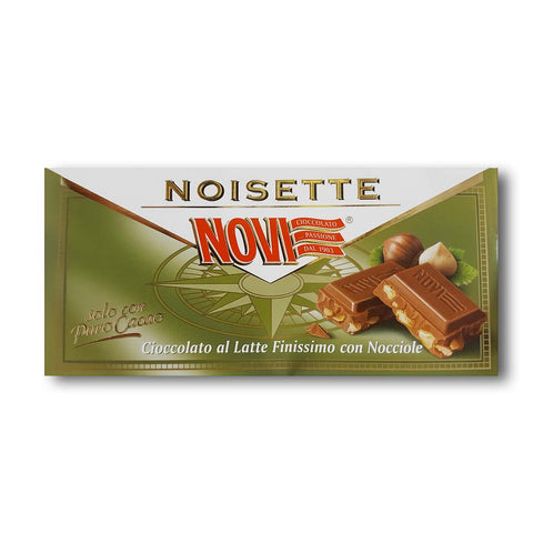 Tavoletta al latte con nocciole grammi 100 Novi